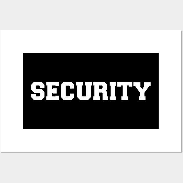 Security Wall Art by Designzz